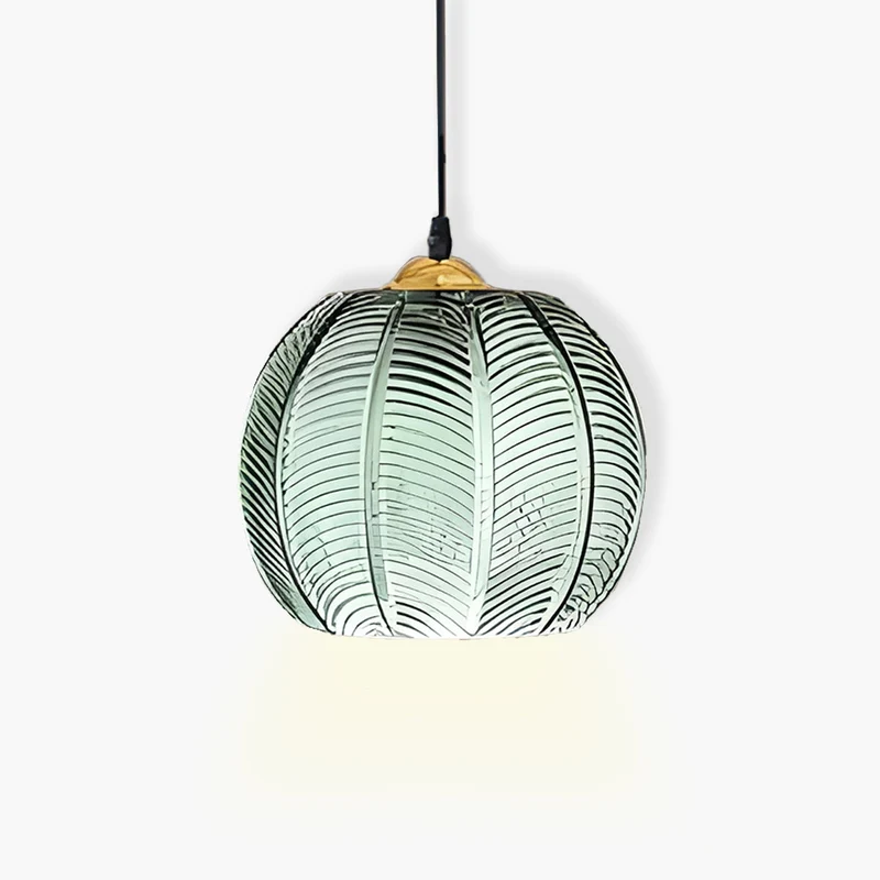 Hanglamp Glas Retro Ribbel Design E27 Plafondlamp Woonkamer | Sansoti