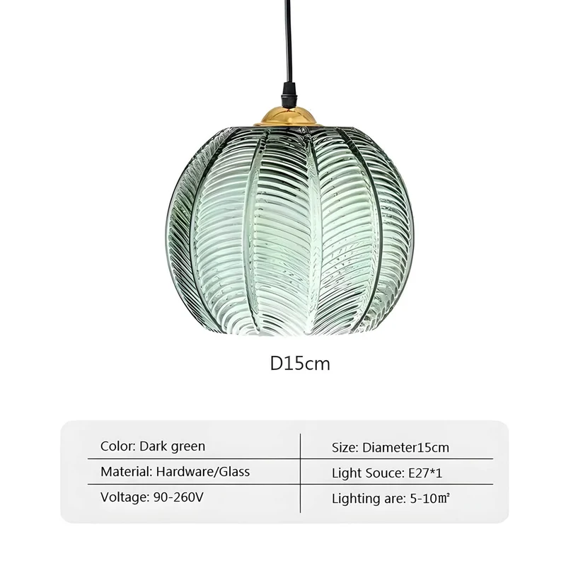 Hanglamp Glas Retro Ribbel Design E27 Plafondlamp Woonkamer | Sansoti