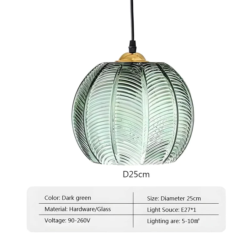Hanglamp Glas Retro Ribbel Design E27 Plafondlamp Woonkamer | Sansoti