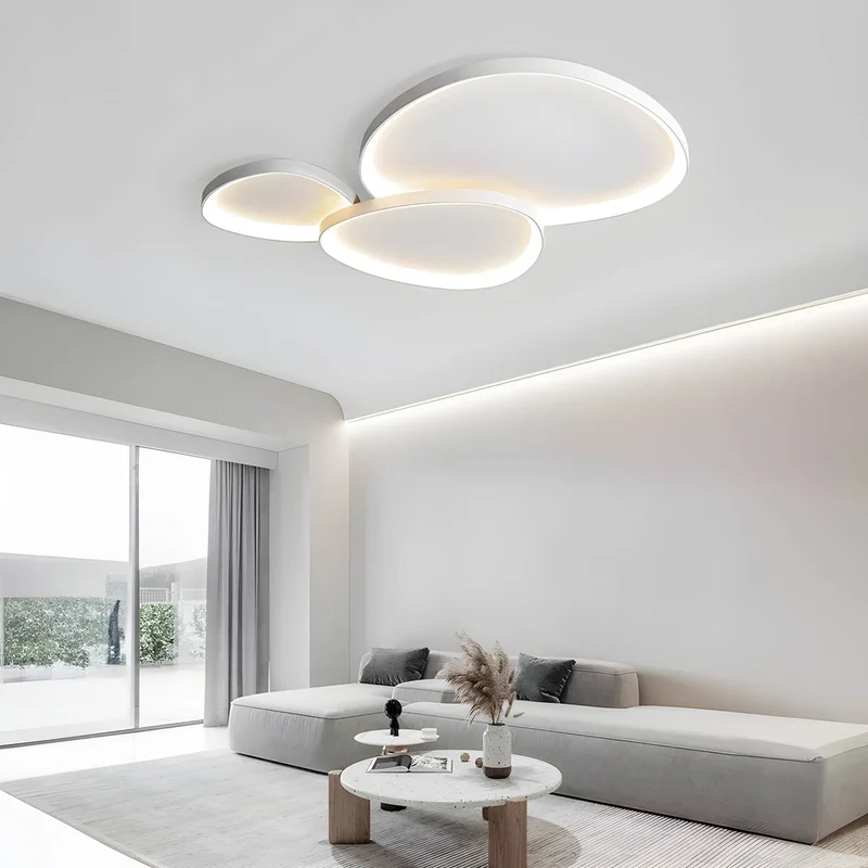 Plafondlamp LED Modern Organisch Design Dimbaar Woonkamer Lamp | Sansoti