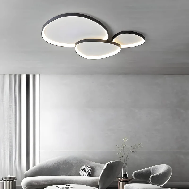 Plafondlamp LED Modern Organisch Design Dimbaar Woonkamer Lamp | Sansoti