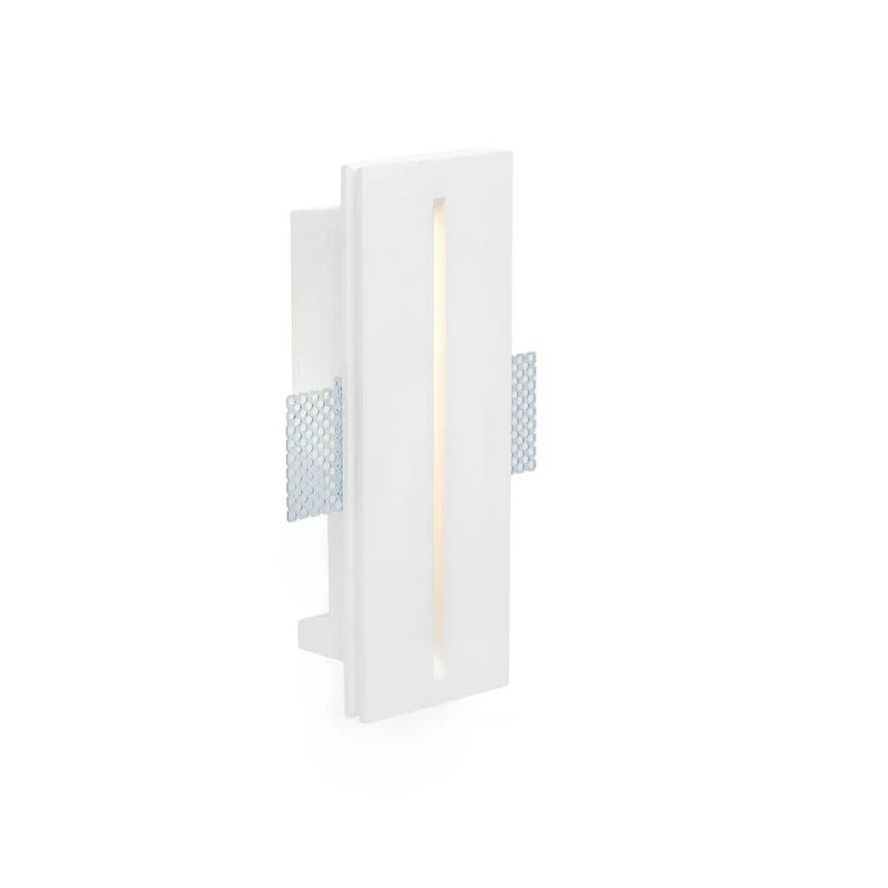 LED Wand-Einbaulampe PLAS-2 1W 3000K Weiß