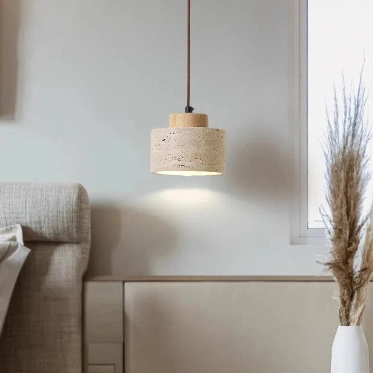 Wandlamp Marmer Alabaster Rond LED 3000K Travertin Nordic Design | Sansoti