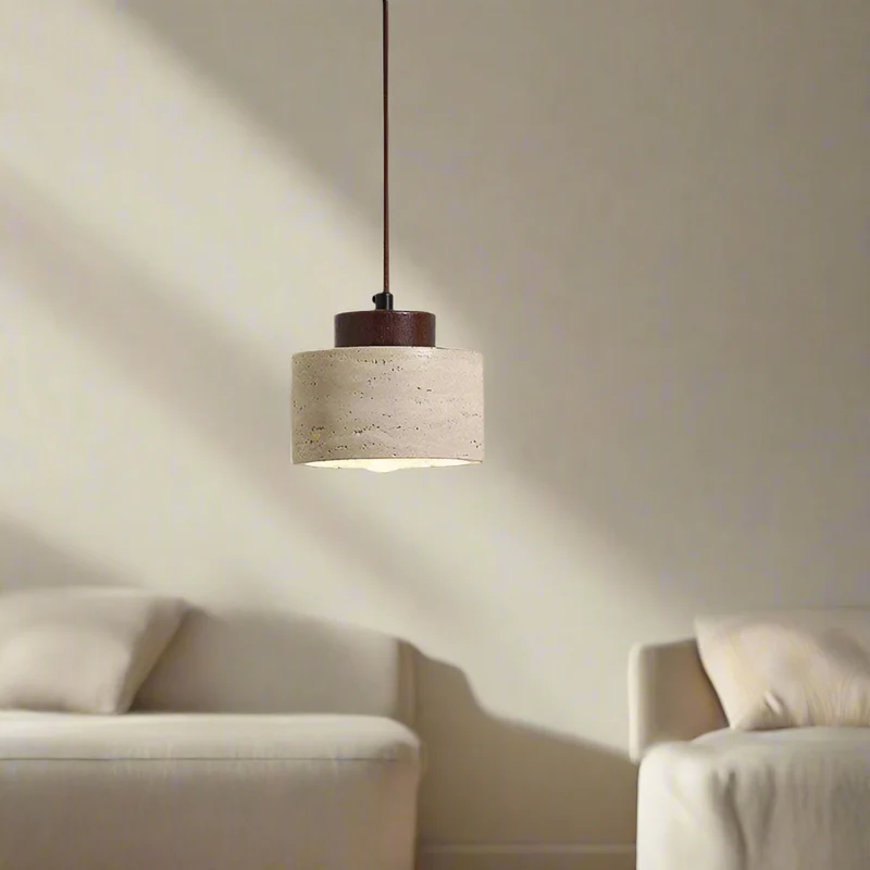 Wandlamp Marmer Alabaster Rond LED 3000K Travertin Nordic Design | Sansoti