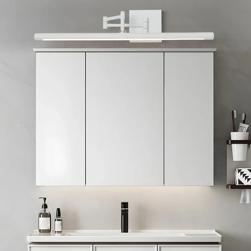 Badkamerlamp Zwenkarm Mat Zwart LED Badkamer Spiegel Visagie Wand IJzer Acryl Modern Minimalistisch | Sansoti