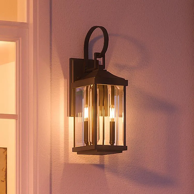 Buitenlamp Wandlamp Klassiek Lantaarn Olde Bronze Aluminium 55cm | Sansoti
