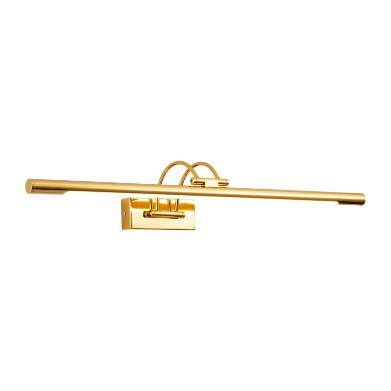 Spiegellamp LED Warm Wit 3000K 8W 64cm Goud Nikkel Messing Chroom Schilderijlamp Wandlamp