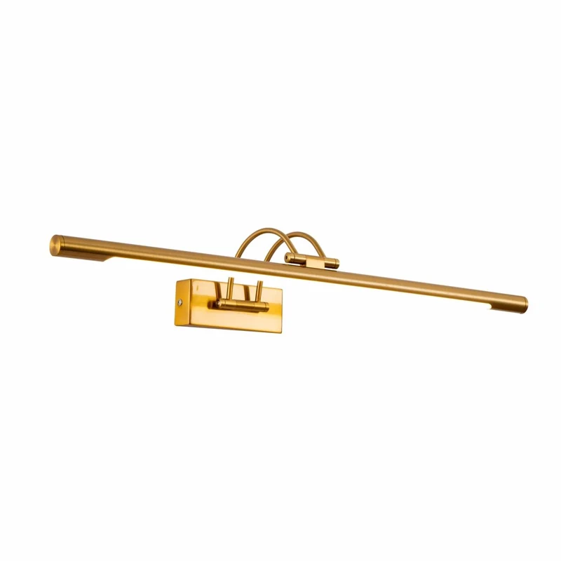 Spiegellamp LED Warm Wit 3000K 8W 64cm Goud Nikkel Messing Chroom Schilderijlamp Wandlamp