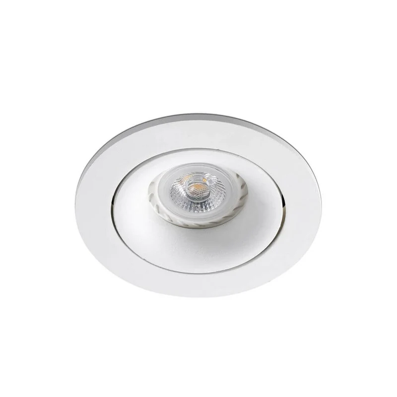 Verstellbare Einbaulampe ARGÓN GU10 Weiß