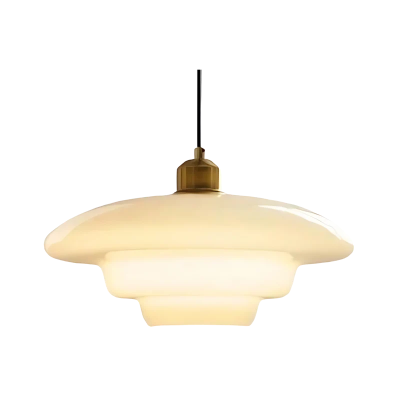 Plafondlamp Art Deco Messing Glas D30 D28 D32 Goud Vintage Design | Sansoti