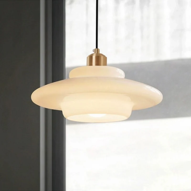Plafondlamp Art Deco Messing Glas D30 D28 D32 Goud Vintage Design | Sansoti