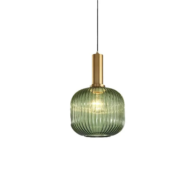 Hanglamp Gekleurd Glas Retro Nordisch E27 Wit Groen Roze Ø13 Ø30 Eetkamer | Sansoti