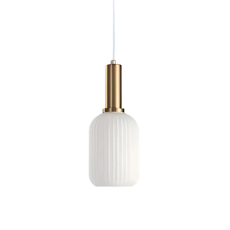 Hanglamp Gekleurd Glas Retro Nordisch E27 Wit Groen Roze Ø13 Ø30 Eetkamer | Sansoti
