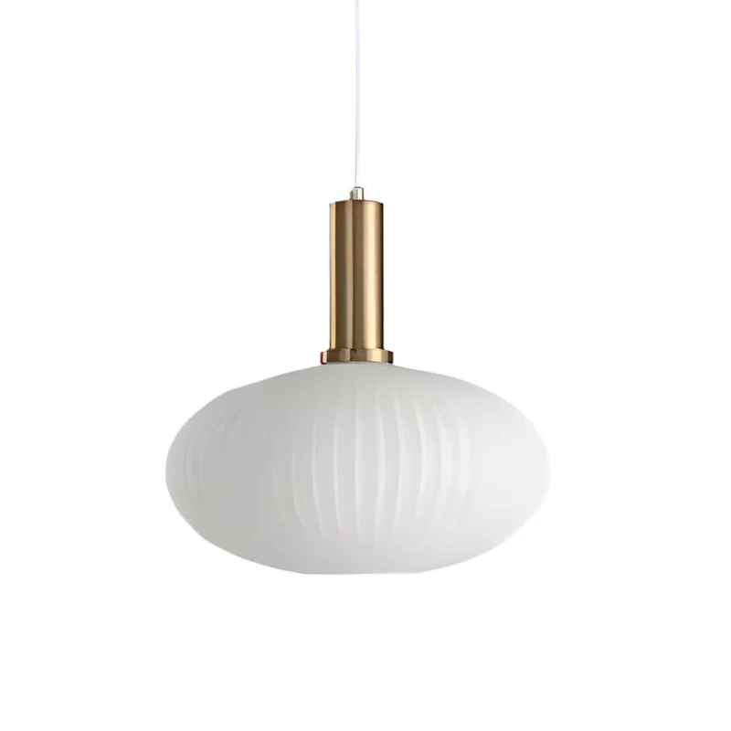 Hanglamp Gekleurd Glas Retro Nordisch E27 Wit Groen Roze Ø13 Ø30 Eetkamer | Sansoti