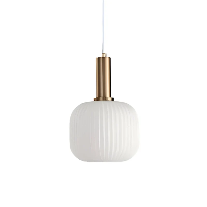 Hanglamp Gekleurd Glas Retro Nordisch E27 Wit Groen Roze Ø13 Ø30 Eetkamer | Sansoti