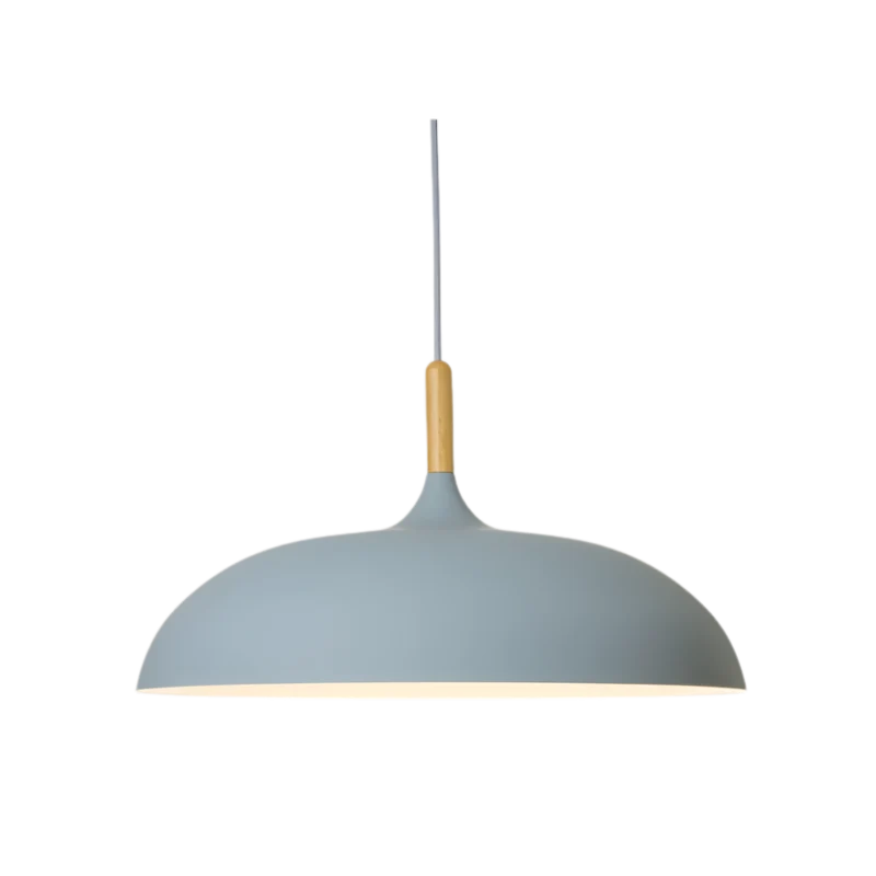 Hanglamp Hout IJzer Scandinavisch Japandi Rond E27 Ø35 Ø60 Eetkamer Keuken | Sansoti