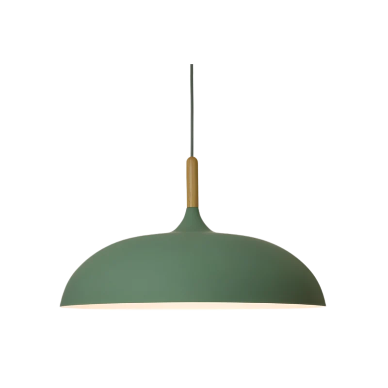 Hanglamp Hout IJzer Scandinavisch Japandi Rond E27 Ø35 Ø60 Eetkamer Keuken | Sansoti