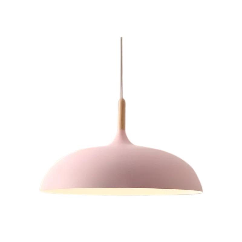 Hanglamp Hout IJzer Scandinavisch Japandi Rond E27 Ø35 Ø60 Eetkamer Keuken | Sansoti