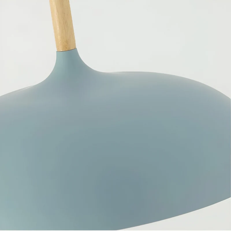 Hanglamp Hout IJzer Scandinavisch Japandi Rond E27 Ø35 Ø60 Eetkamer Keuken | Sansoti