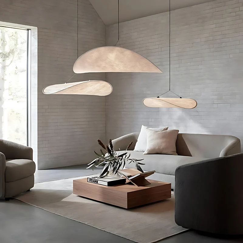 Hanglamp Japandi Handgeweven Zijde Wit Ø40 Ø60 Ø80 Slaapkamer Eetkamer | Sansoti