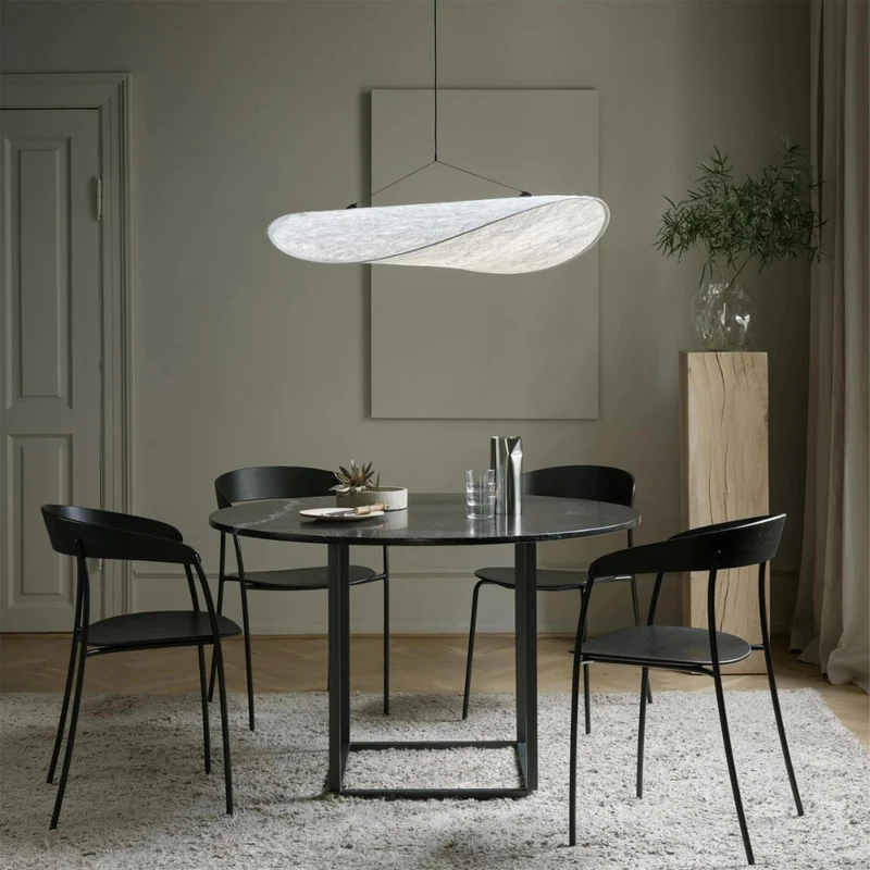 Hanglamp Japandi Handgeweven Zijde Wit Ø40 Ø60 Ø80 Slaapkamer Eetkamer | Sansoti