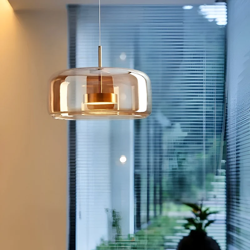 Hanglamp Rookglas Retro Trio Handgeblazen Dimbaar Verstelbaar Zwart | Sansoti