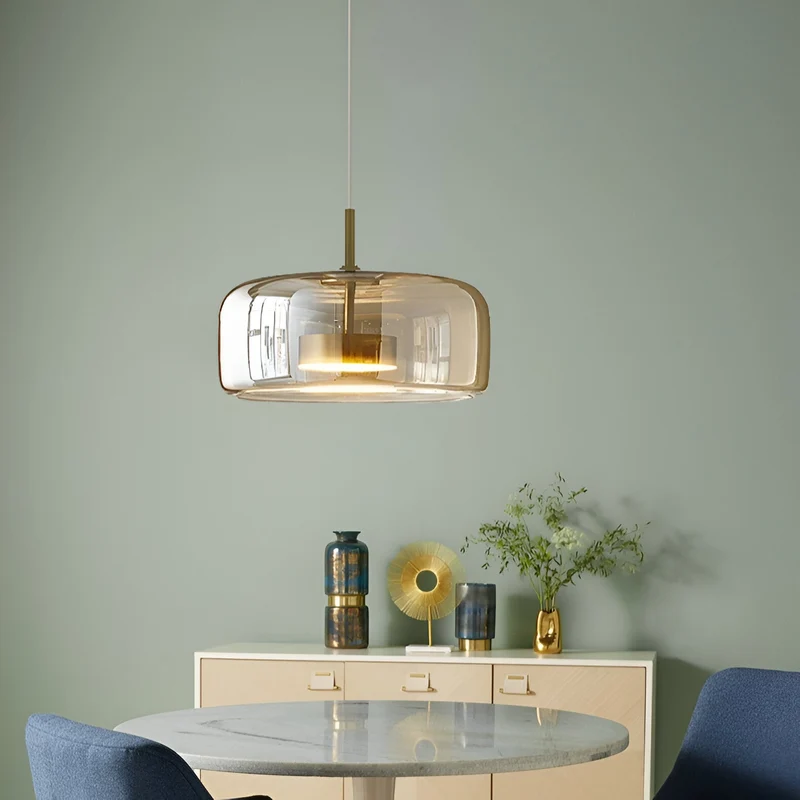 Hanglamp Rookglas Retro Trio Handgeblazen Dimbaar Verstelbaar Zwart | Sansoti