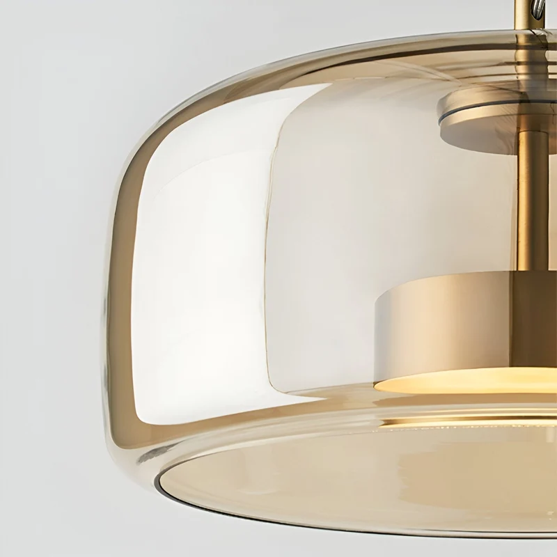 Hanglamp Rookglas Retro Trio Handgeblazen Dimbaar Verstelbaar Zwart | Sansoti