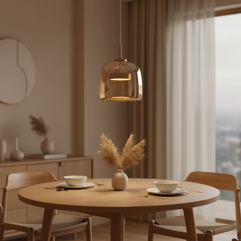 Hanglamp Rookglas Retro Trio Handgeblazen Dimbaar Verstelbaar Zwart | Sansoti