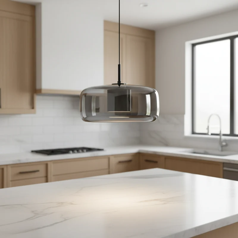 Hanglamp Rookglas Retro Trio Handgeblazen Dimbaar Verstelbaar Zwart | Sansoti