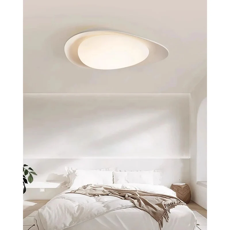 LED Plafondlamp Bladvorm Resin Groen Woonkamer Slaapkamer Eetkamer Organische Plafondlamp Scandinavisch Interieur | Sansoti