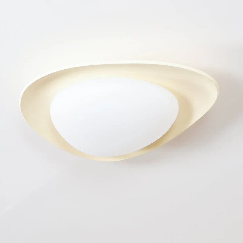 LED Plafondlamp Bladvorm Resin Groen Woonkamer Slaapkamer Eetkamer Organische Plafondlamp Scandinavisch Interieur | Sansoti