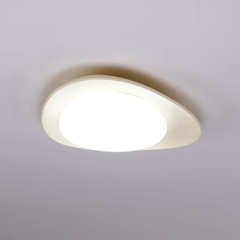 LED Plafondlamp Bladvorm Resin Groen Woonkamer Slaapkamer Eetkamer Organische Plafondlamp Scandinavisch Interieur | Sansoti