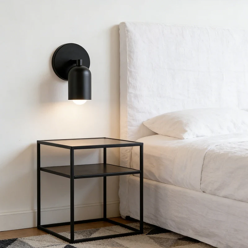 Wandlamp Ijzer Mat Modern LED 8W E27 Slaapkamer Gang Badkamer Trap Woonkamer Binnen | Sansoti