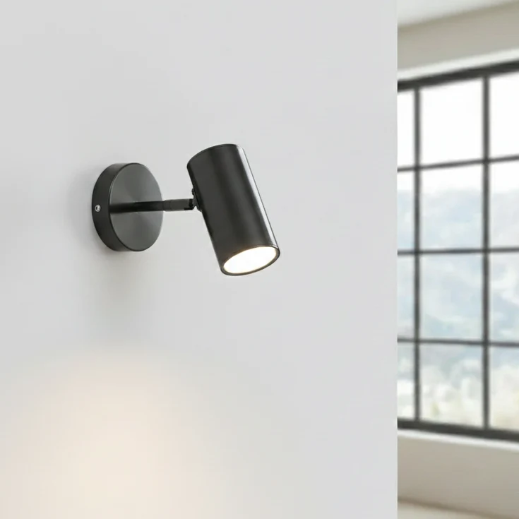 Wandspot LED Draaibaar Metaal Zwart Goud Geïntegreerd Slaapkamer Woonkamer Leeslamp Accentverlichting Modern Minimalistisch | Sansoti