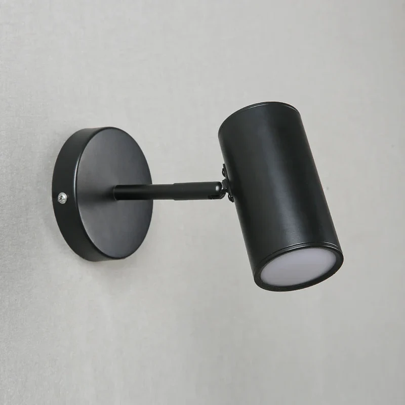 Wandspot LED Draaibaar Metaal Zwart Goud Geïntegreerd Slaapkamer Woonkamer Leeslamp Accentverlichting Modern Minimalistisch | Sansoti