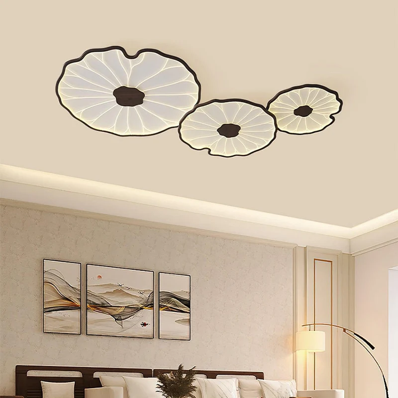 Plafondlamp Lotusbladeren Acryl LED Modern Rond Woonkamer Slaapkamer Hal | Sansoti