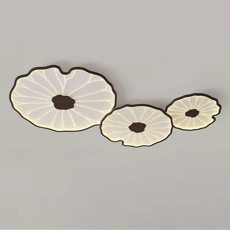 Plafondlamp Lotusbladeren Acryl LED Modern Rond Woonkamer Slaapkamer Hal | Sansoti