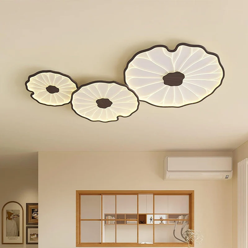 Plafondlamp Lotusbladeren Acryl LED Modern Rond Woonkamer Slaapkamer Hal | Sansoti