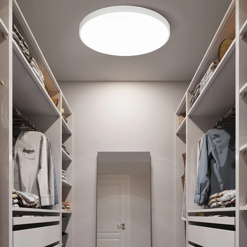 Ronde LED Plafondlamp Ultraplat Nordic Modern Dimbaar Acrylic Woonkamer Slaapkamer | Sansoti