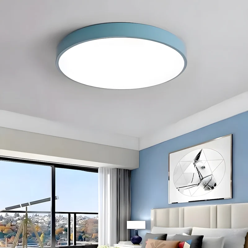 Ronde LED Plafondlamp Ultraplat Nordic Modern Dimbaar Acrylic Woonkamer Slaapkamer | Sansoti