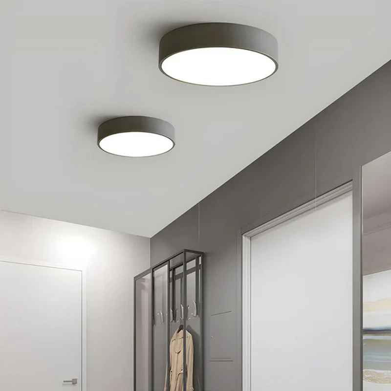 Ronde LED Plafondlamp Ultraplat Nordic Modern Dimbaar Acrylic Woonkamer Slaapkamer | Sansoti