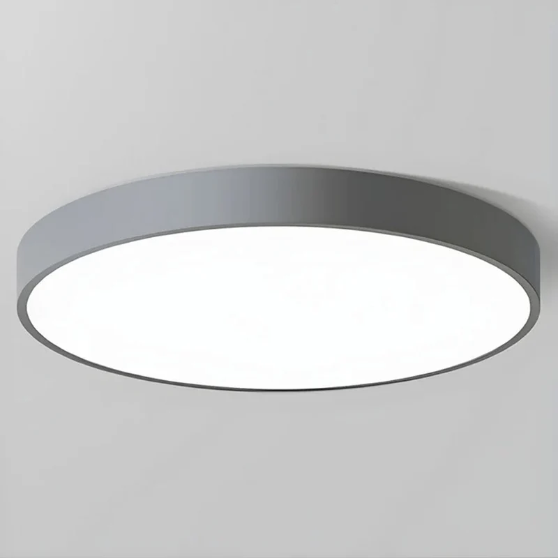 Ronde LED Plafondlamp Ultraplat Nordic Modern Dimbaar Acrylic Woonkamer Slaapkamer | Sansoti