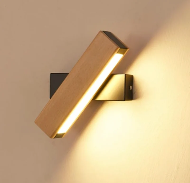 Wandlamp Japans LED Draaibaar Minimalistisch Aluminium Zwart Wit 21cm 31cm | Sansoti