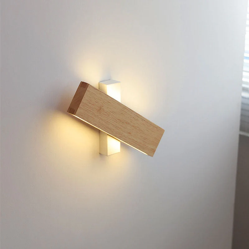 Wandlamp Japans LED Draaibaar Minimalistisch Aluminium Zwart Wit 21cm 31cm | Sansoti