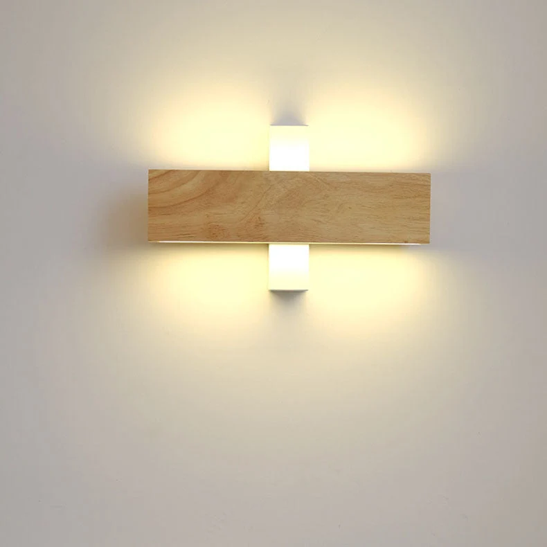 Wandlamp Japans LED Draaibaar Minimalistisch Aluminium Zwart Wit 21cm 31cm | Sansoti