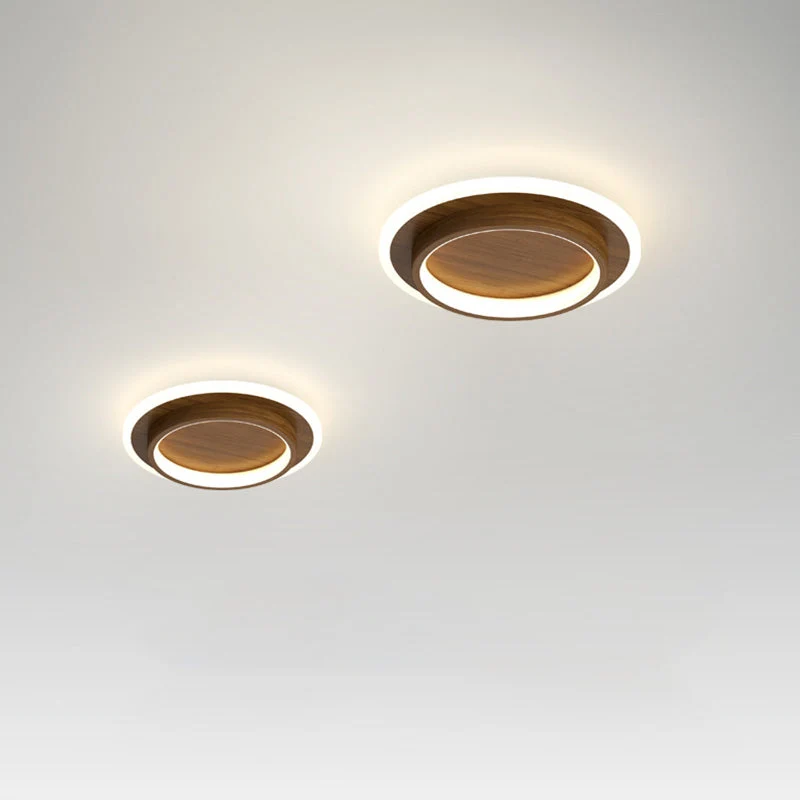 LED plafondlamp rond 10W 20W zwart wit slaapkamer hal woonkamer moderne plafondverlichting lage plafondlamp | Sansoti