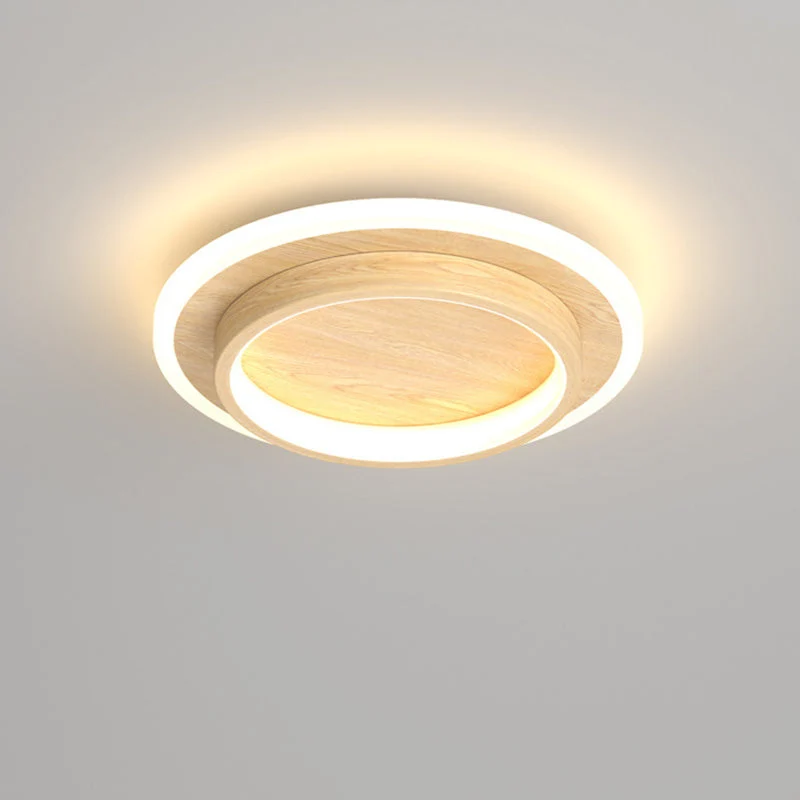 LED plafondlamp rond 10W 20W zwart wit slaapkamer hal woonkamer moderne plafondverlichting lage plafondlamp | Sansoti