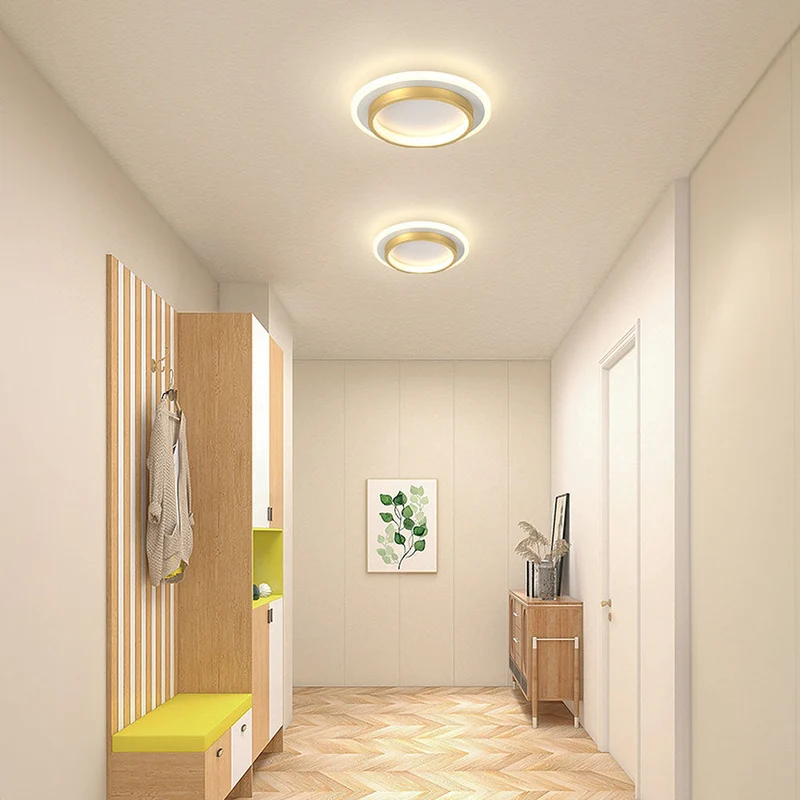 LED plafondlamp rond 10W 20W zwart wit slaapkamer hal woonkamer moderne plafondverlichting lage plafondlamp | Sansoti