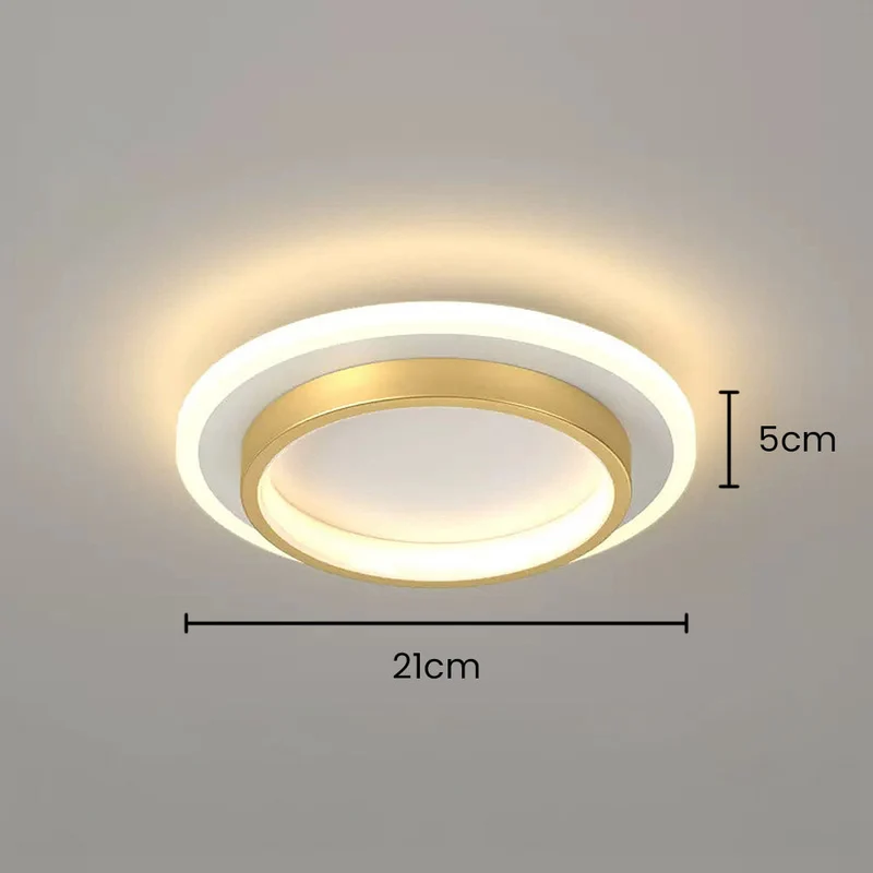 LED plafondlamp rond 10W 20W zwart wit slaapkamer hal woonkamer moderne plafondverlichting lage plafondlamp | Sansoti